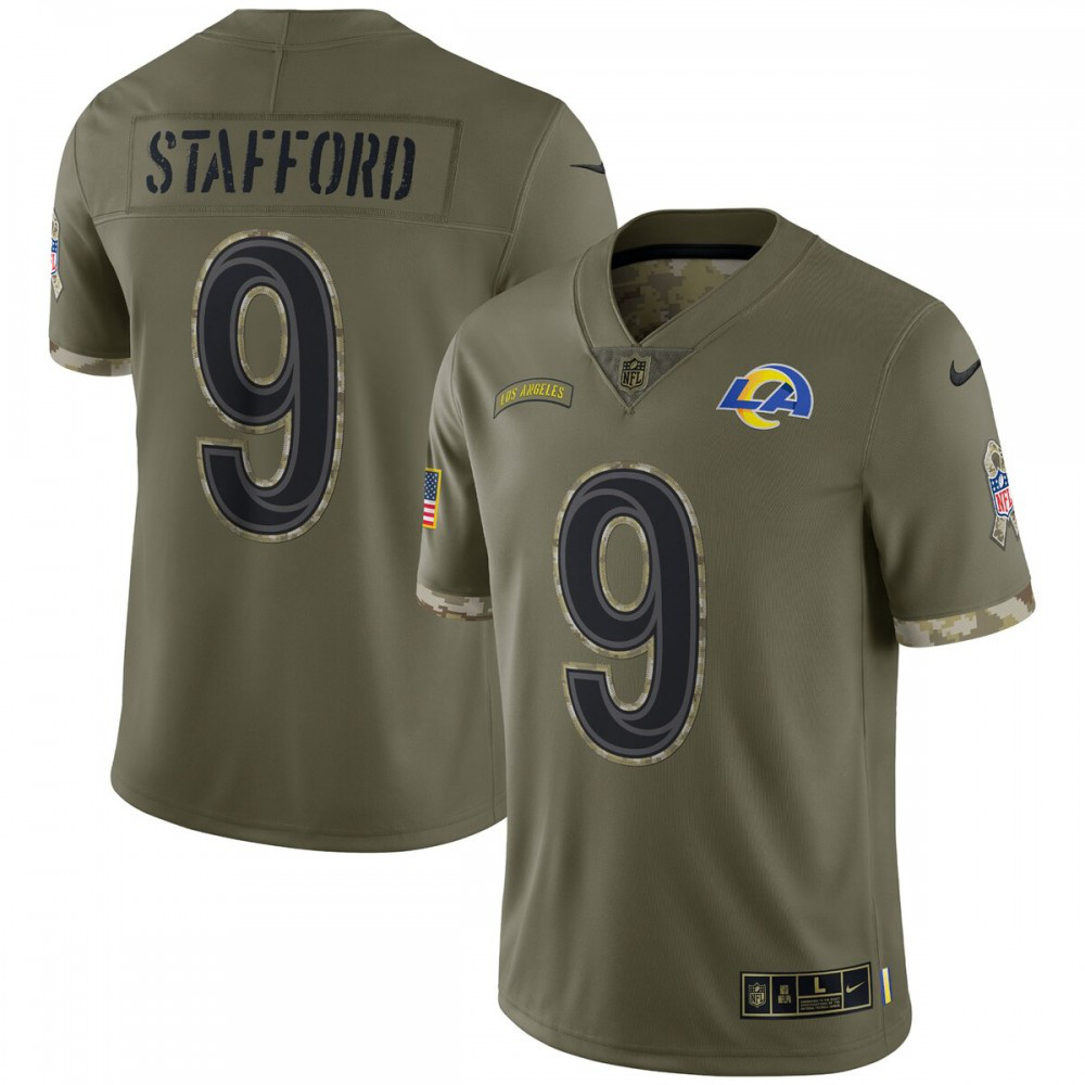 Matthew Stafford Los Angeles Rams Nike 2022 Salute To Service Limited Jersey - Olive-Profan Arena